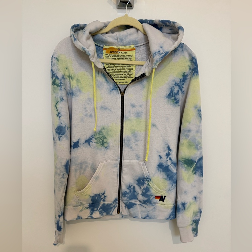 Aviator Nation Cozy Tie-dye Hoodie